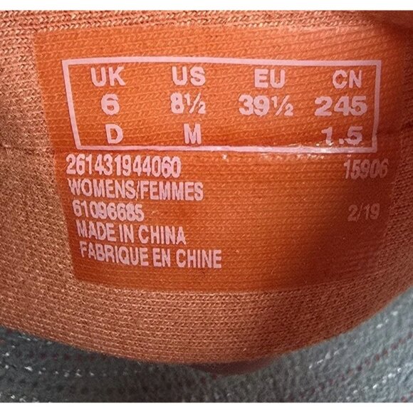 Clarks Cloudsteppers Arla Belle Sport Sandals Soft Coral Fabric Women Size 8.5 - Picture 6 of 7